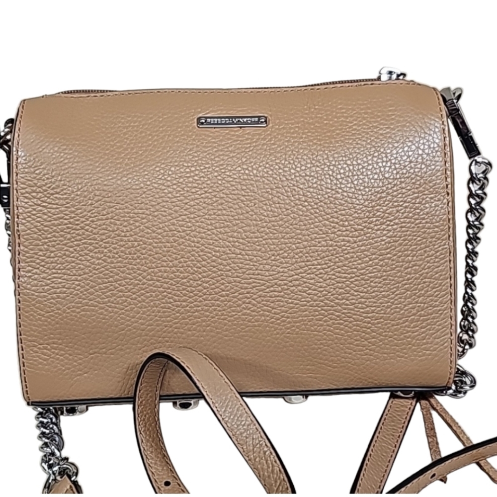 REBECCA MINKOFF 5 ZIP MINI MAC LEATHER CROSSBODY